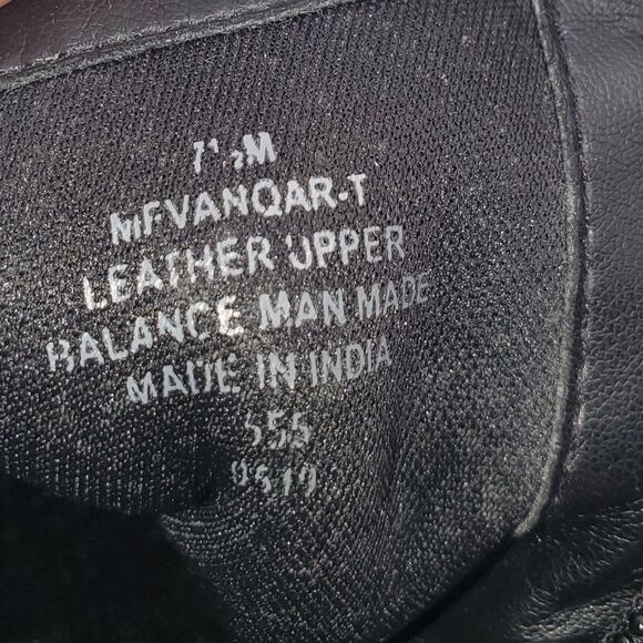 MARC FISHER Womens Black Leather Double Zip Buckle Harness Ankle Boots Size 7.5 - Picture 5 of 7